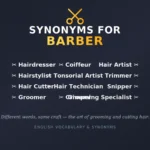 synonyms for barber