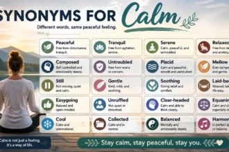 Synonyms for Calm