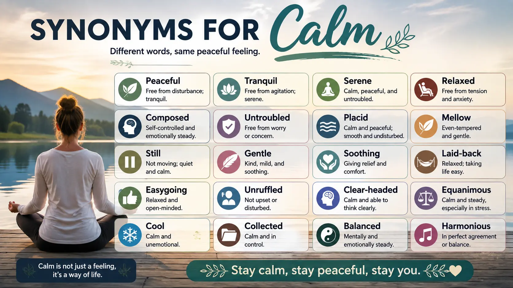 Synonyms for Calm