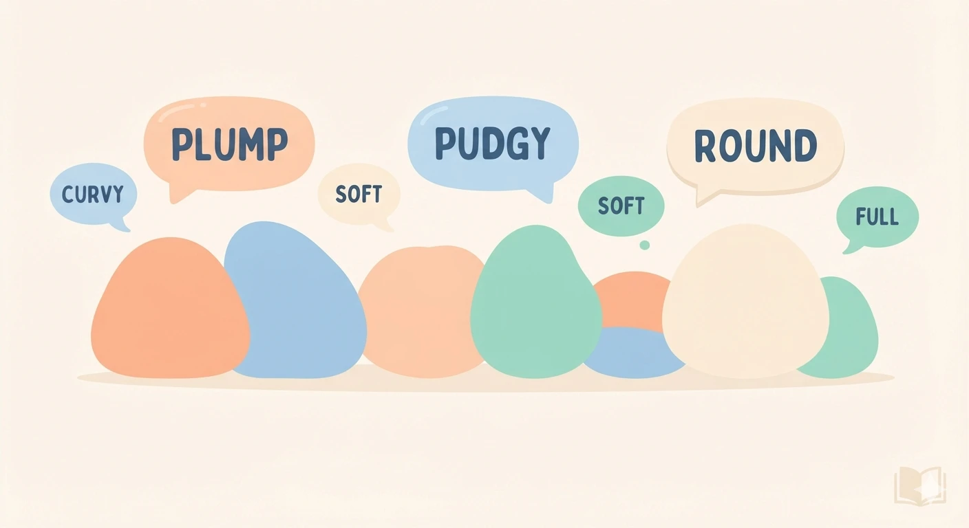 synonyms for chubby