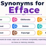synonyms for efface