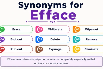 synonyms for efface