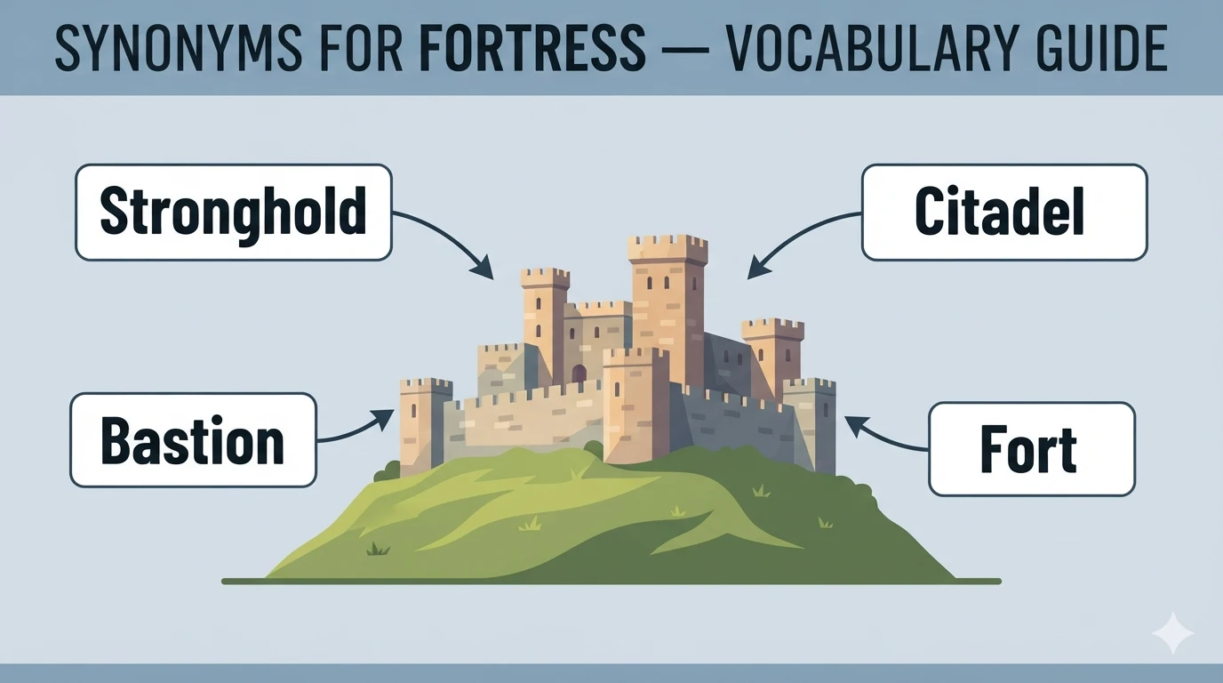 synonyms for fortress