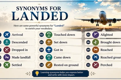 synonyms for landed