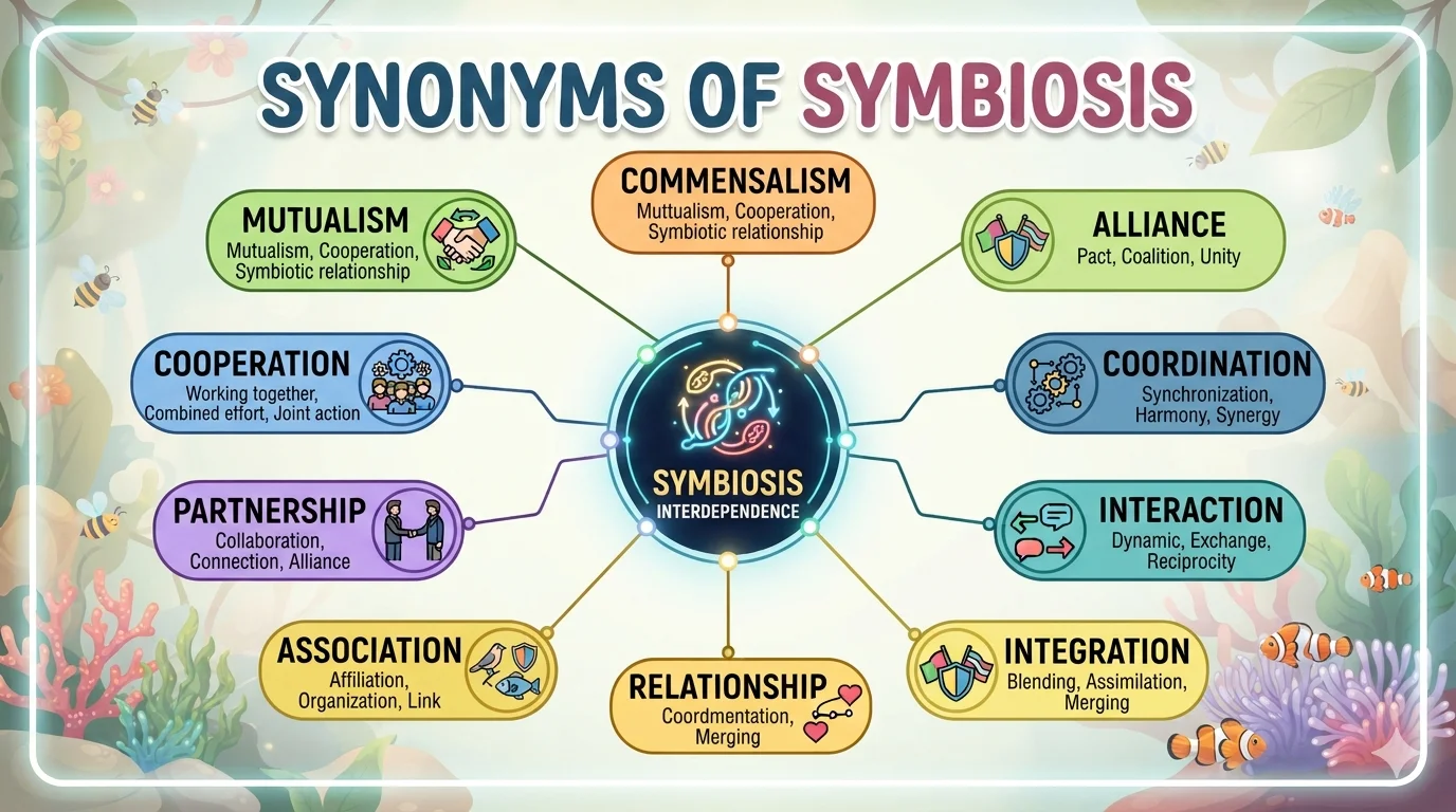 synonyms for symbiosis