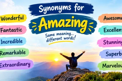 synonyms for amazing