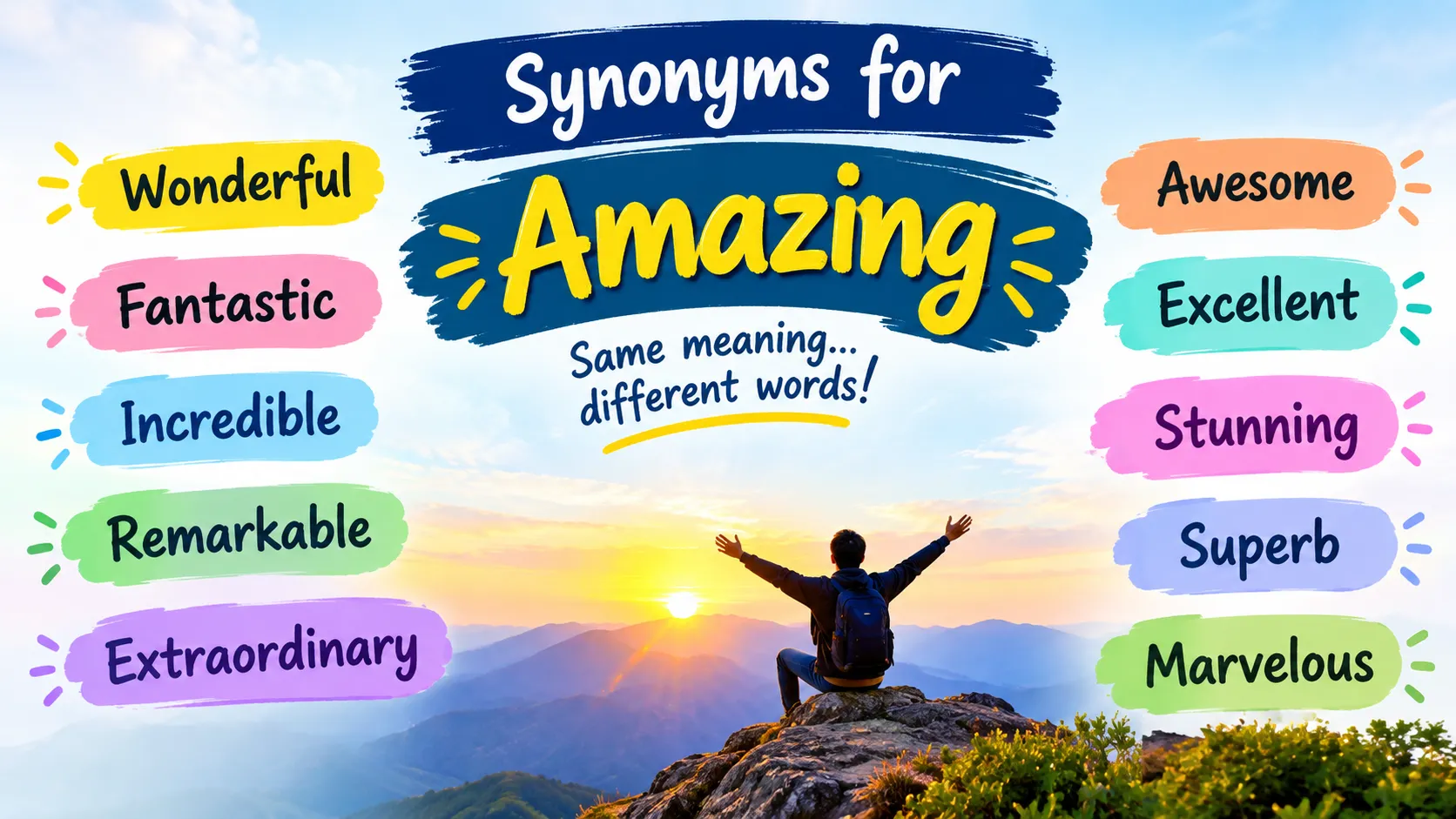 synonyms for amazing