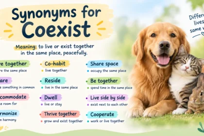 synonyms for coexist