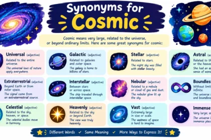 synonyms for cosmic