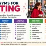 synonyms for dating