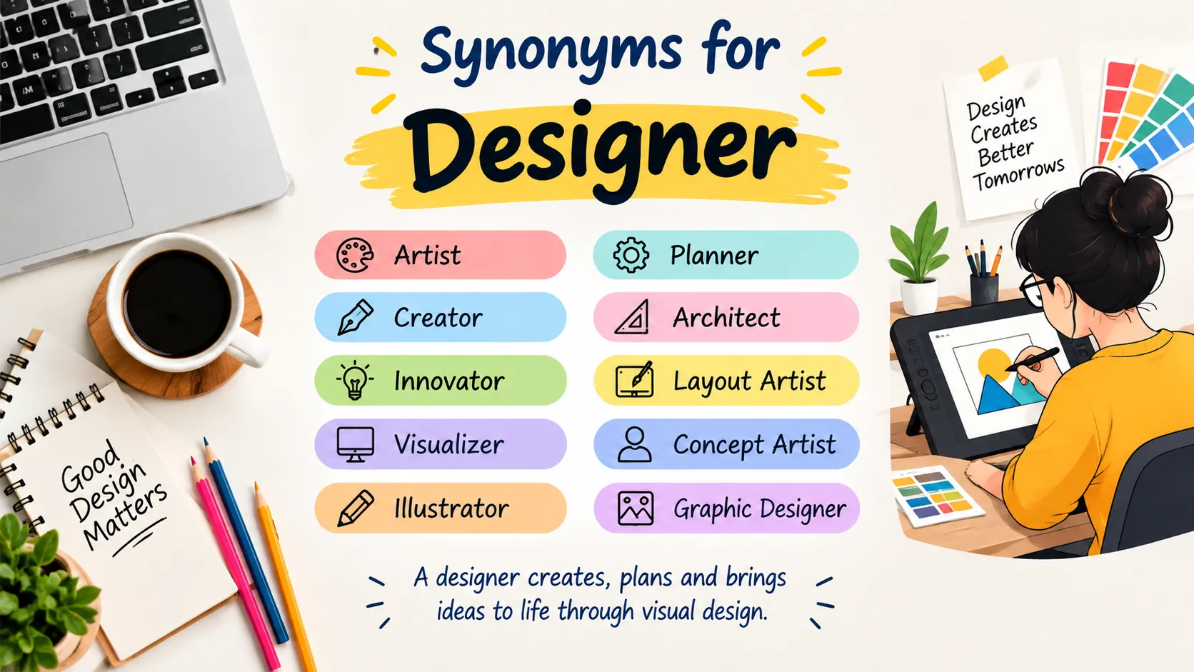 synonyms for designer