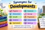 synonyms for developments