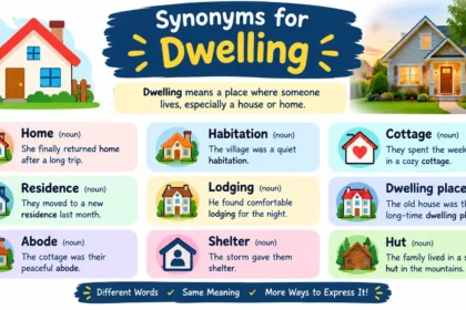 synonyms for dwelling
