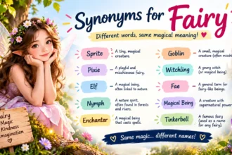 synonyms for fairy