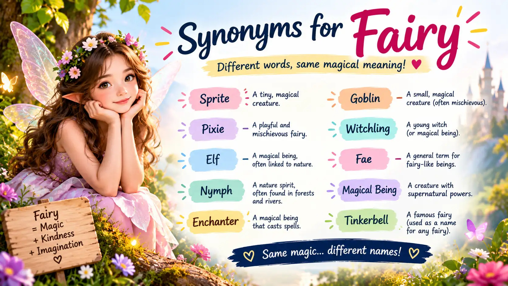 synonyms for fairy