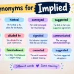 synonyms for implied