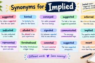 synonyms for implied