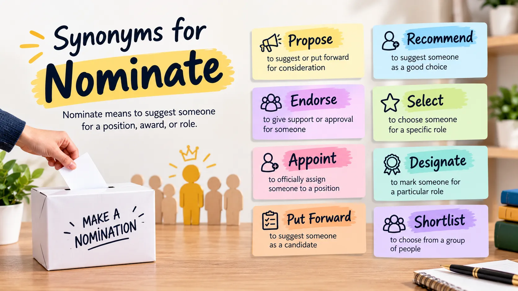 synonyms for nominate