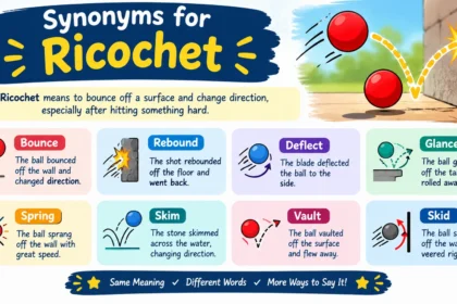 synonyms for ricochet