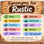synonyms for rustic