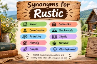 synonyms for rustic