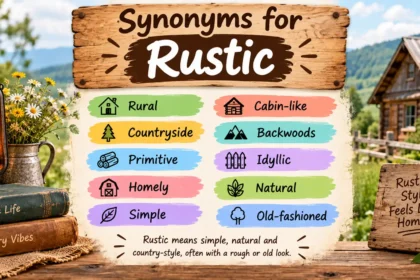 synonyms for rustic