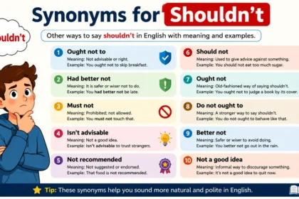 synonyms for shouldn't