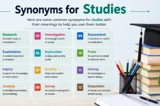 synonyms for studies