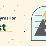 Synonyms for fast illustration card