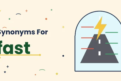 Synonyms for fast illustration card