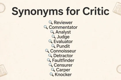 synonyms for critic