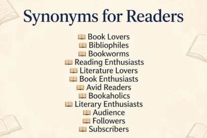 synonyms for readers