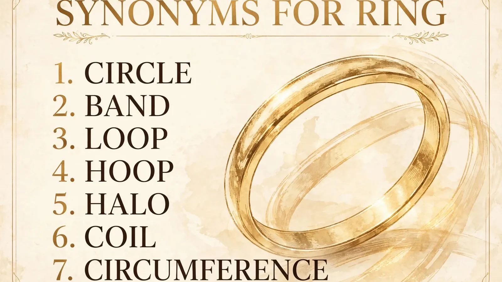 synonyms for ring