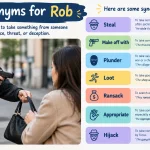 synonyms for rob