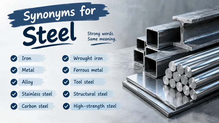 Synonyms for Steel