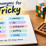 synonyms for tricky