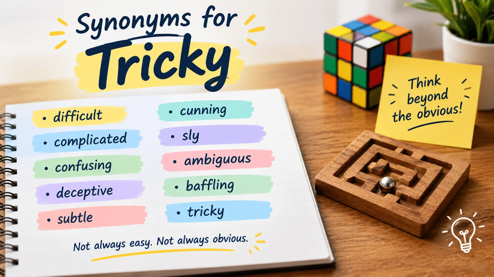 synonyms for tricky