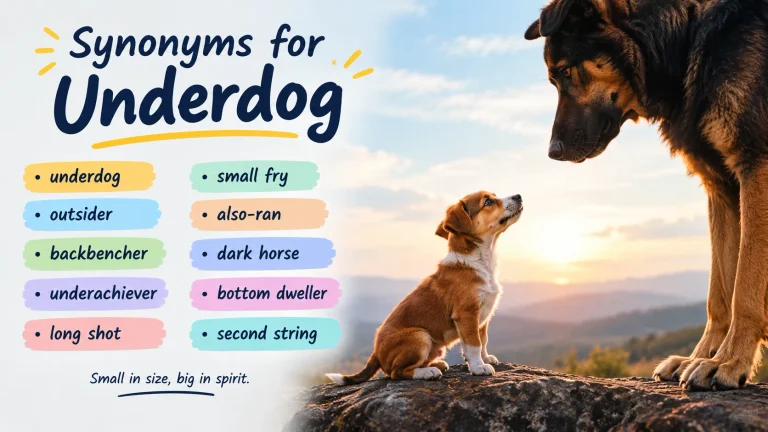 synonyms for underdog