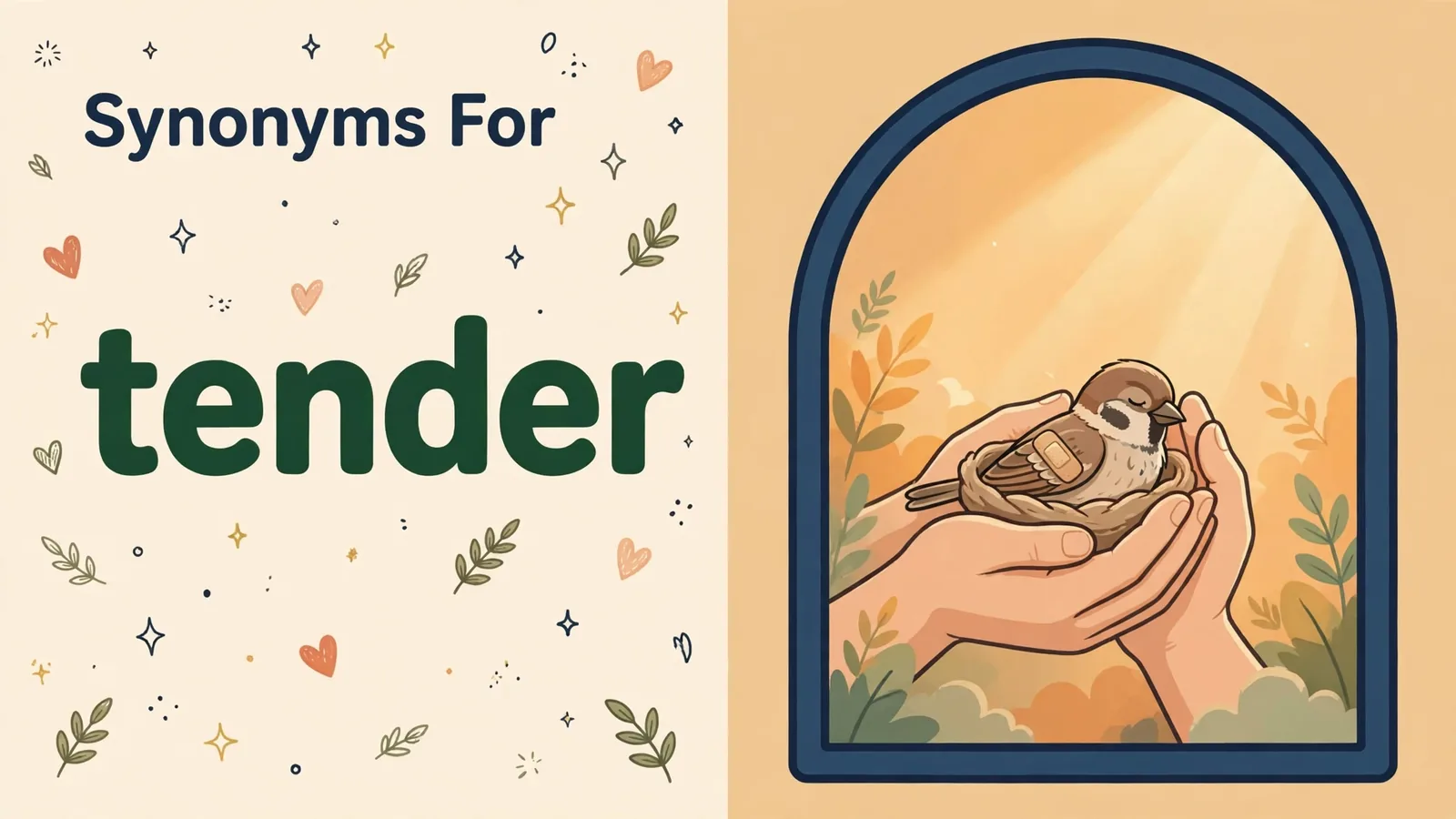 synonyms for tender